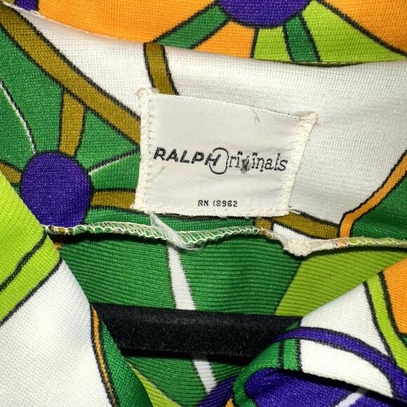 Vintage Ralph Originals Mens Size Large Pearl Button Long Sleeve Disco Shirt - Picture 3 of 6